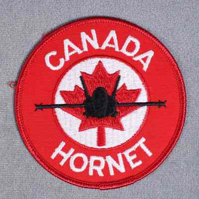 1990's Canadian Forces (CF-18 Hornet fighter aircraft) shoulder patch