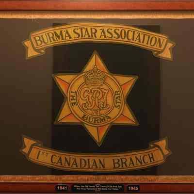 1976-2012 Burma Star Association (1st Canadian Branch) flag