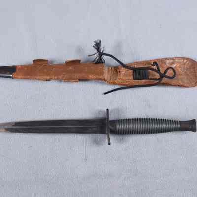 Fighting Knife with Scabbard (2004.30.1b)