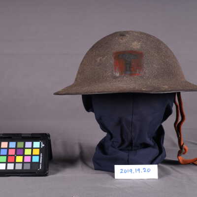 1917-1918 CEF Tunneling Company painted Brodie helmet