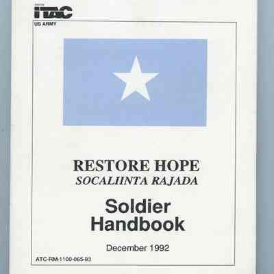 1992 American Army Somalia Handbook.
