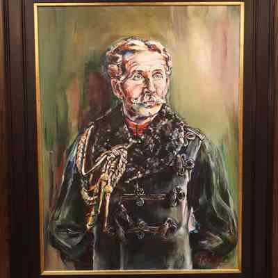 Oil painting (oil on canvas) "Colonel William D. Otter, A.D.C., 1890"