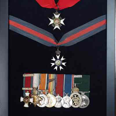1914-1919 Allied Victory Medal, w/Mentioned-in-Despatches oakleaf, to B/Gen. F.W. Hill.