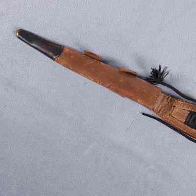 1940-1945 British/Canadian Army Sykes-Fairbairn Commando fighting knife scabbard