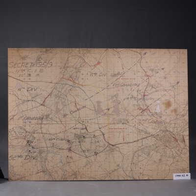 1918 Canadian Infantry Brigade Map "Enem