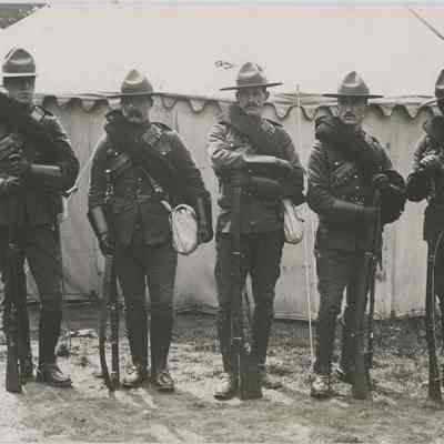 Photograph "Canadian Mounted Rifles, Ottawa, 1901(?)."