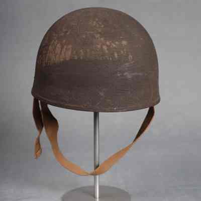 1944 Canadian Army Tank Crewman's Helmet