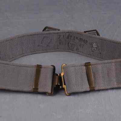 1942 Royal Canadian Air Force Pattern 1937 Web Equipment Waist Belt.