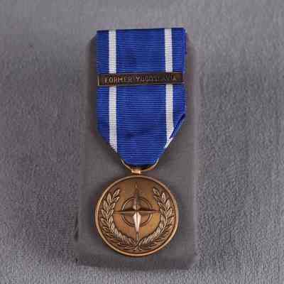 1995-1996 North Atlantic Treaty Organization Medal, bar "Former Yugoslavia."