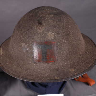 CEF Tunneling Company painted Brodie helmet Detail