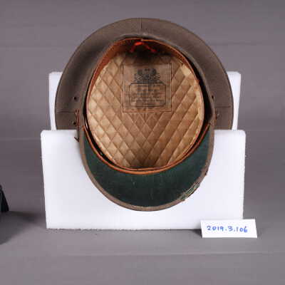 Signal Corps' L/Col's service dress cap Inside