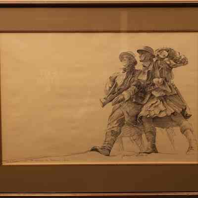 "Figure Study, The National War Memorial, Ottawa, 1981."