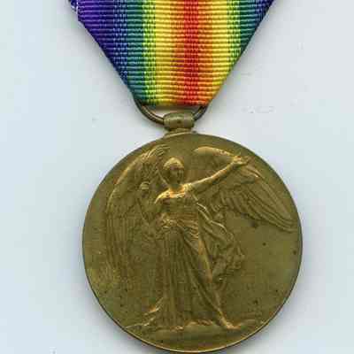 1914-1919 Allied Victory Medal 420771. CPL. A.H. Newman .43.CAN.Inf.