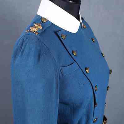 Close Up on Blouse Right Shoulder