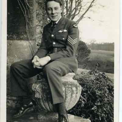 Photograph "Sergeant George Weber, England (?) 1943"