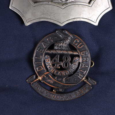 1916-18 15th Battalion glengarry badge