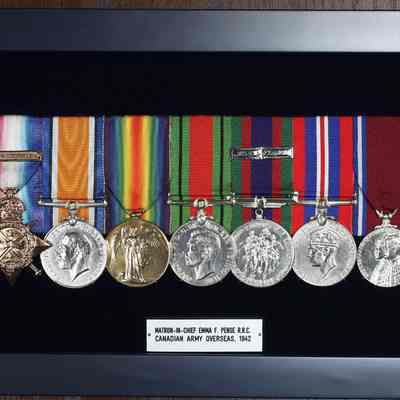 1914-1919 Allied Victory Medal, to Acting Matron E.F. Pense.