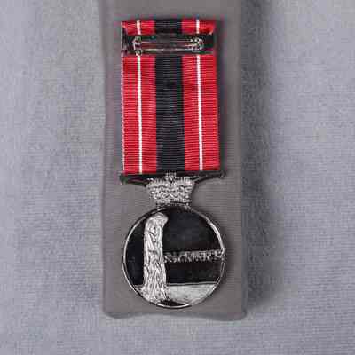 Medal Back View