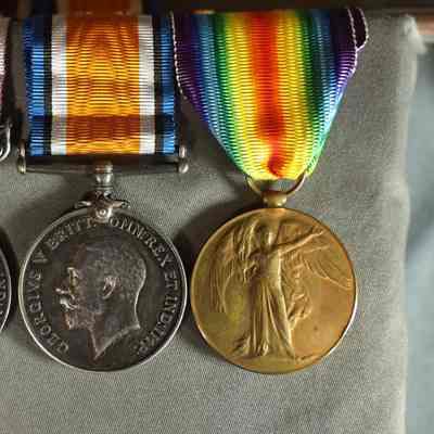 1914-1919 Allied Victory Medal 1251540 SJT. W.T.BIGGS C.R.T.