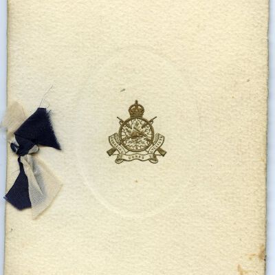 1916-1917 Canadian Corps Cyclist Battalion Christmas card