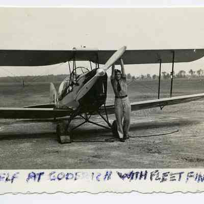 Photograph "Aircraftsman George Weber, Goderich, Ontario, 1940"