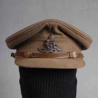 1940-1942 RCA Officer's Service Dress Cap w/Badge