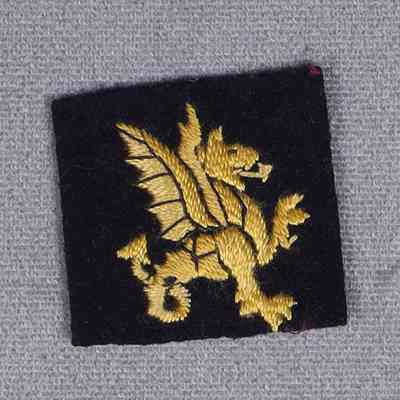 1944-1945 British Army 43rd Wiltshire Division shoulder patch
