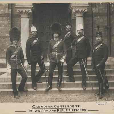 Photograph "Canadian Militia Officers, Quebec, June 1897"