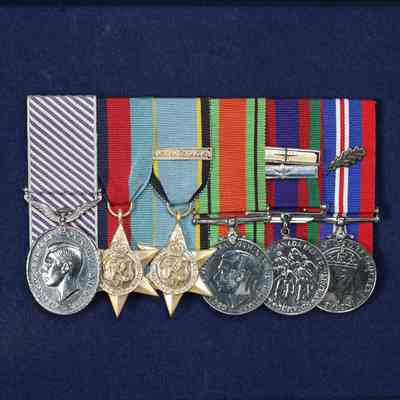 1943 Distinguished Flying Medal, to Sergeant Robert J. Leet, R.C.A.F.