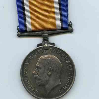1914-1918 British War Medal 420771. CPL. A.H. Newman. 43.Can.Inf.