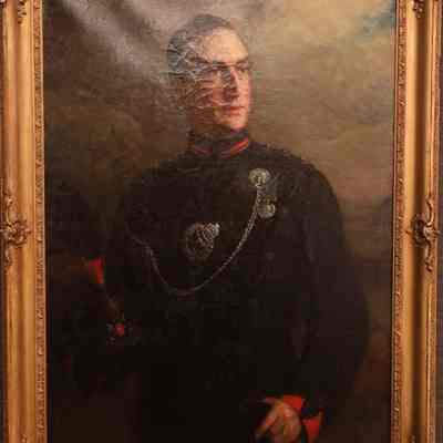 Oil Painting "Captain A. E. Kirkpatrick, 2nd Regiment Queen's Own Rifles of Canada, 1913"