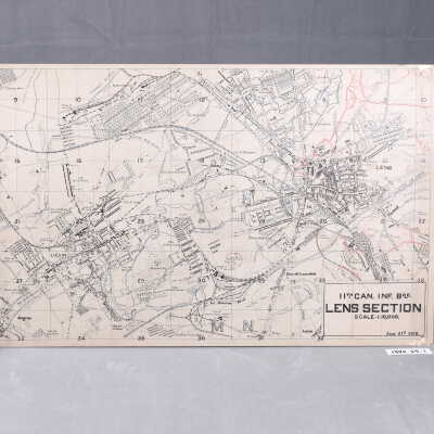 1918 Canadian Infantry Brigade Map, "Len
