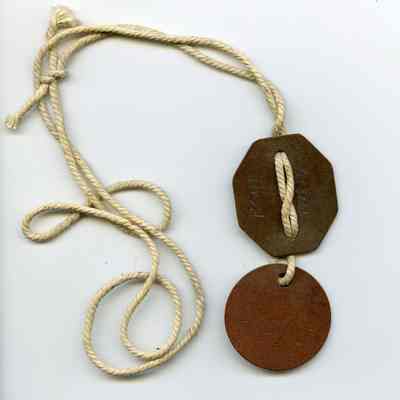 1940's Canadian Army officer's identity disc "Captain H.G.G. Tolchard."