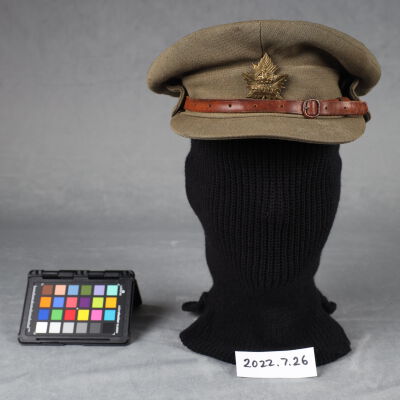 1915-1916 Canadian Army officer's General List gor'blimey cap