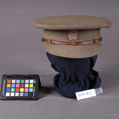 1917-1918 BEF Staff Major's service dress cap w/badge
