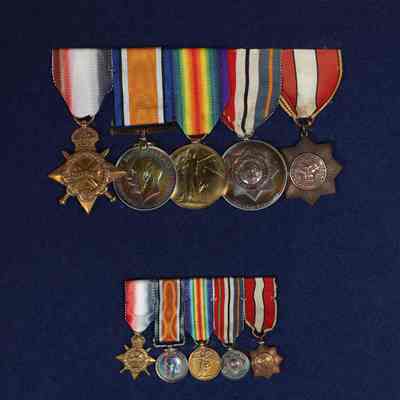1937 Shanghai Municipal Council Emergency Medal (miniature).