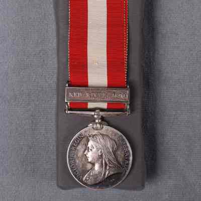 1866-1870 Canadian General Service Medal, bar "Red River 1870"