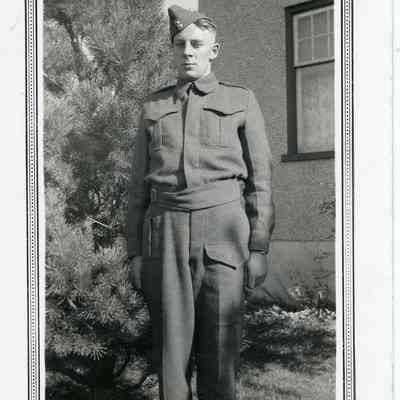 Photograph "Private George Weber, Canadian Army, 1940"