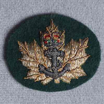 1990's Canadian Forces Cadet Instructors' Cadre (Navy) beret badge