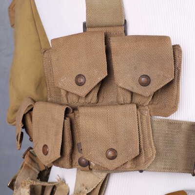 1918-1939 British Army P-08 Web Equipment ammunition pouch