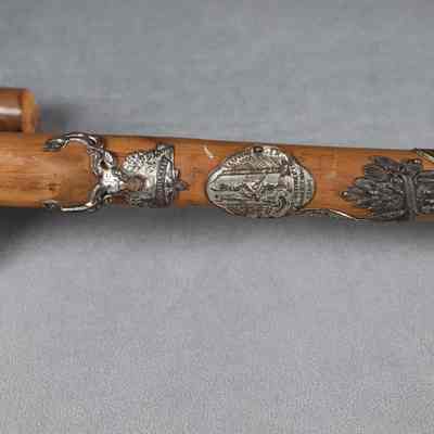 1950's Royal Canadian Artillery Officer's souvenir German cane.