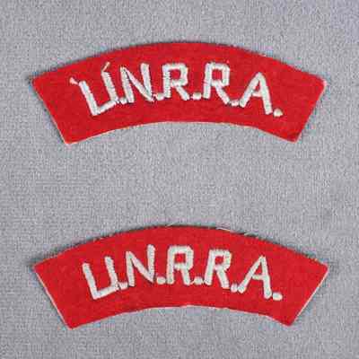 1946 United Nations Relief and Rehabilitation Administration shoulder flash