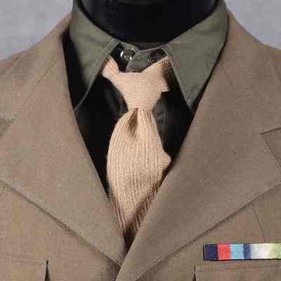 1950's-1970 RCASC Major's Bush Dress Knit Wool Tie