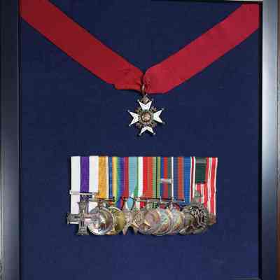 1924 Colonial Auxiliary Forces Officers' Decoration, to Colonel C.S.L. Hertzberg, 2nd Fld. Co., C.E.