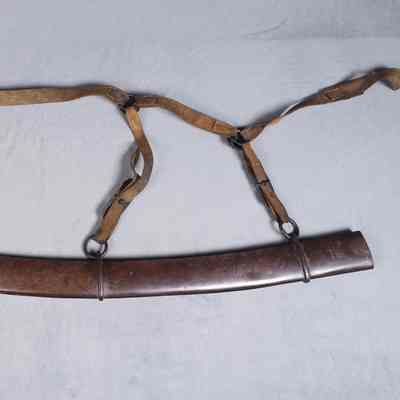 1812-1815 Canadian Militia P1796 Light Cavalry Sabre Scabbard