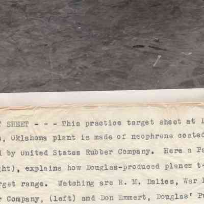 TARGET PRACTICE SHEET CAPTION