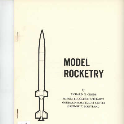 Model Rocketry by Richard N. Crone
