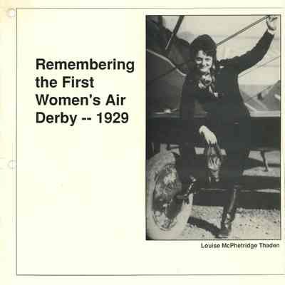 Remembering the First Women's Air Derby -- 1929
