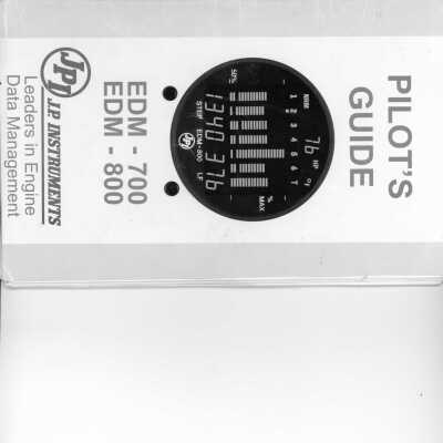 Pilot's Guide for JP Instruments EDM-700 & EDM-800