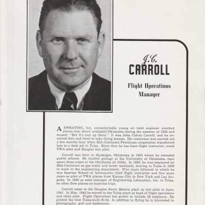 J. J. Carroll, Flight Operations Manager
